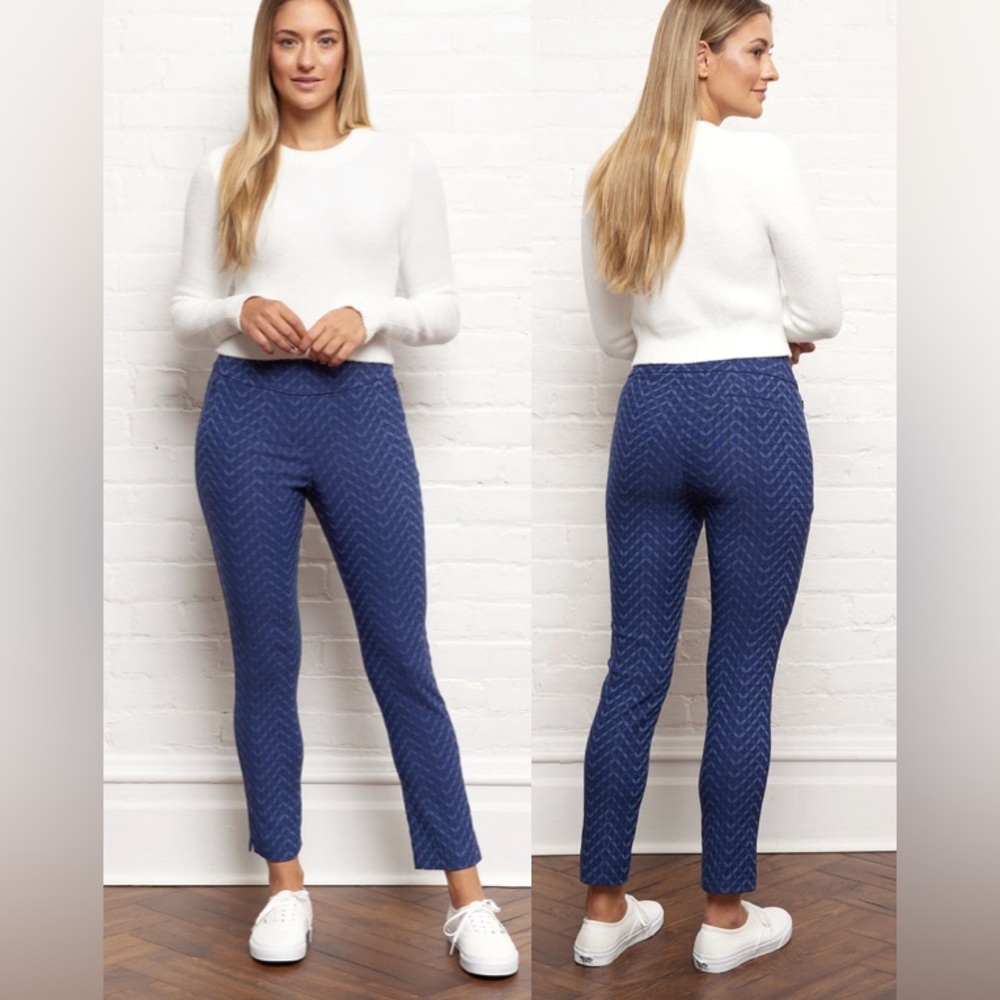Margaret M Jacquard Catherine Slimming Pants M
